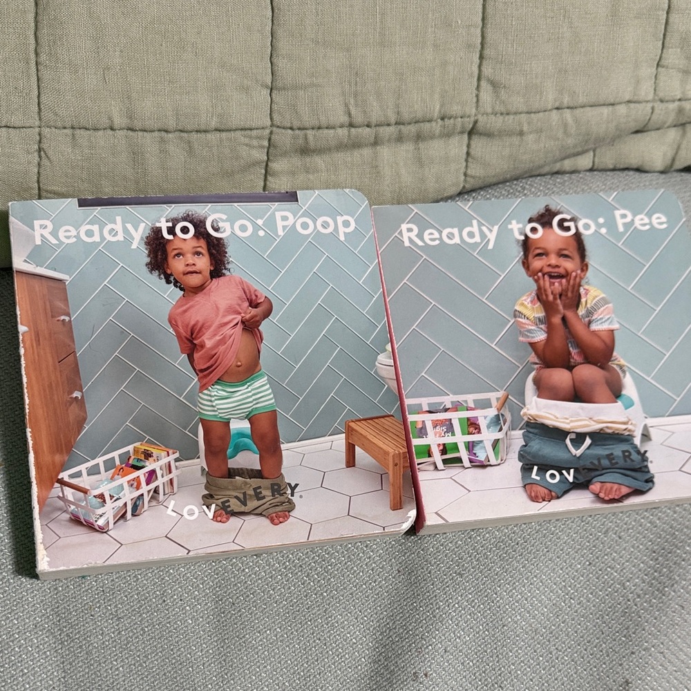 Ready to Go: Poop and Pee Lovevery Books used condition